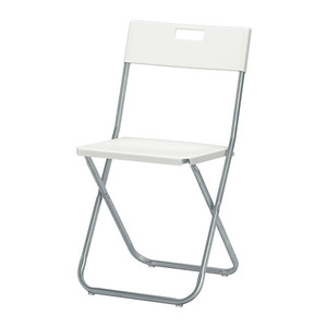 [IKEA] GUNDE 접이식 의자 (화이트) 202.178.00