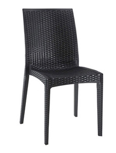 [GAWON] MISTY 의자 (블랙)/라탄의자/플라스틱 의자/야외/행사/책상/식탁 의자 GOW-117