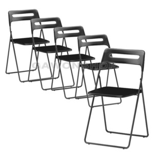 [IKEA/대량구매] NISSE 접이식의자 (5P세트/즉시발송)/플라스틱 의자/야외/행사/책상/식탁 의자