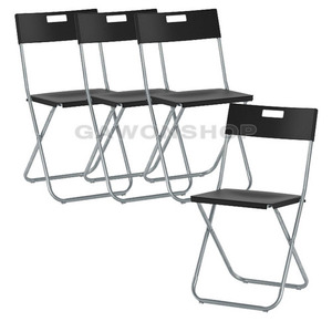 [IKEA/대량구매] GUNDE 접이식의자 (4P세트/즉시발송)/플라스틱 의자/야외/행사/책상/식탁 의자